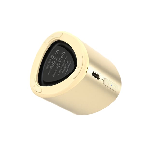 Lille Mini TWS Nimo Bluetooth 5.3 5W trådløs højtaler, guld