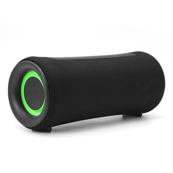 Gembird SPK-BT-LED-04 bærbar trådløs boombox Bluetooth højttaler, LED, sort