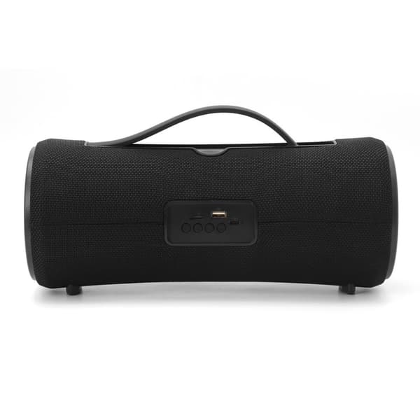 Gembird SPK-BT-LED-04 bærbar trådløs boombox Bluetooth højttaler, LED, sort