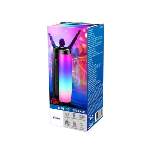 Kannettavat Bluetooth-kaiuttimet Vakoss SP-B2862K Musta 6 W