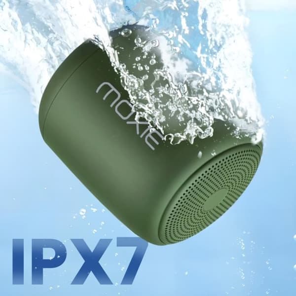 Bärbar Bluetooth-högtalare - MOXIE - Moxie Green - 12 timmars batteritid - Vattentät - 5W
