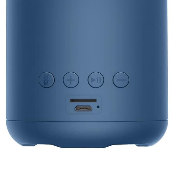 Bärbar vattentät Bluetooth-högtalare med 12 timmars batteritid Moxie Blue