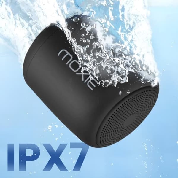 Bärbar Bluetooth-högtalare - MOXIE - Moxie Black - 12 timmars batteritid - Vattentät - 5W