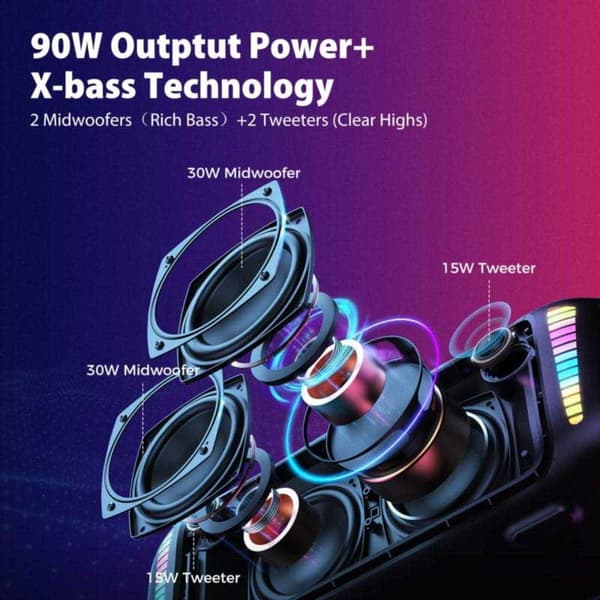 Tribit Stormbox Blast 90w Bluetooth-kaiutin