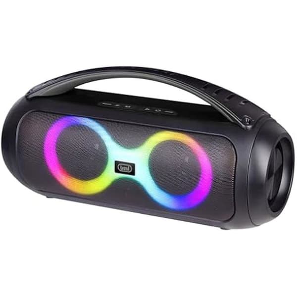 Trevi XR 8A70 40W förstärkt Bluetooth-högtalare, IPX5 vattentät, USB MP3-spelare och Micro SD-kort, AUX-ingång, funktion Svart
