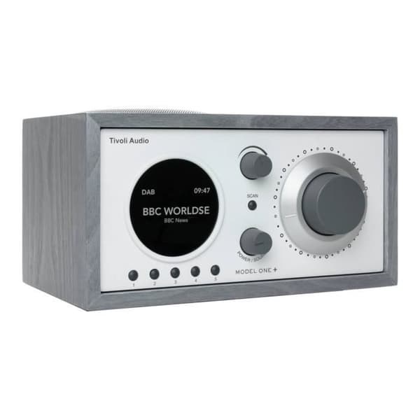 Bluetooth-högtalare - Tivoli - Model One+ - Grå - Trä - FM/DAB+-radio