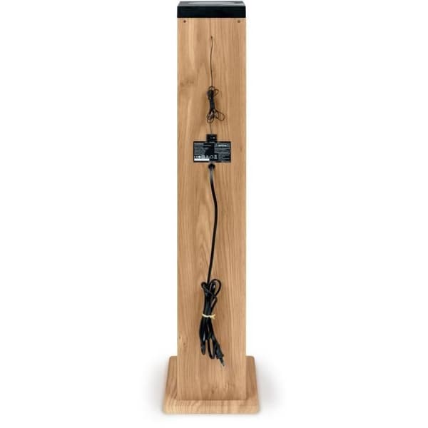 Tornhögtalare - THOMSON - Svart/Trä - Bluetooth/CD/USB/SD, 60W, FM-radio, Fjärrkontroll, Strömförsörjning 230V