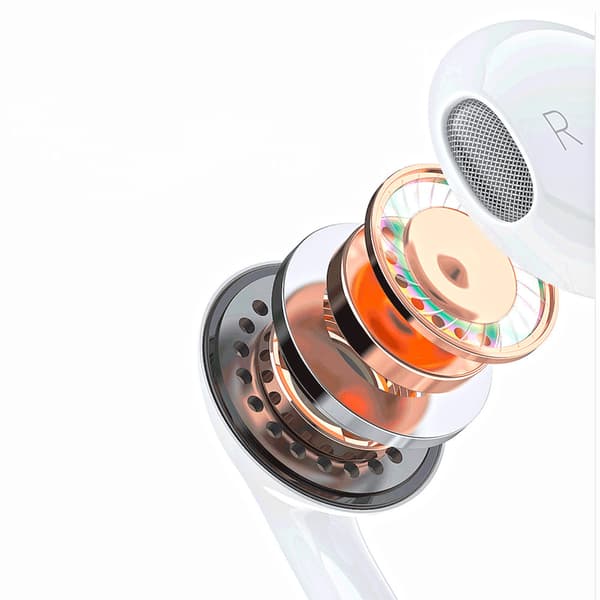 In-ear hörlurar för iPhone med Lightning-kontakt X14PROL-W1 vit
