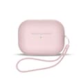 Miniatyrbillede 1 af 2: Silikonetui til AirPods 3 hovedtelefoner + håndledsrem, pink