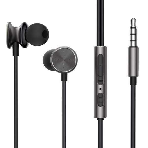 HiFi Wired Series JR-EW03 vahva basso kuulokkeet, tummanharmaa