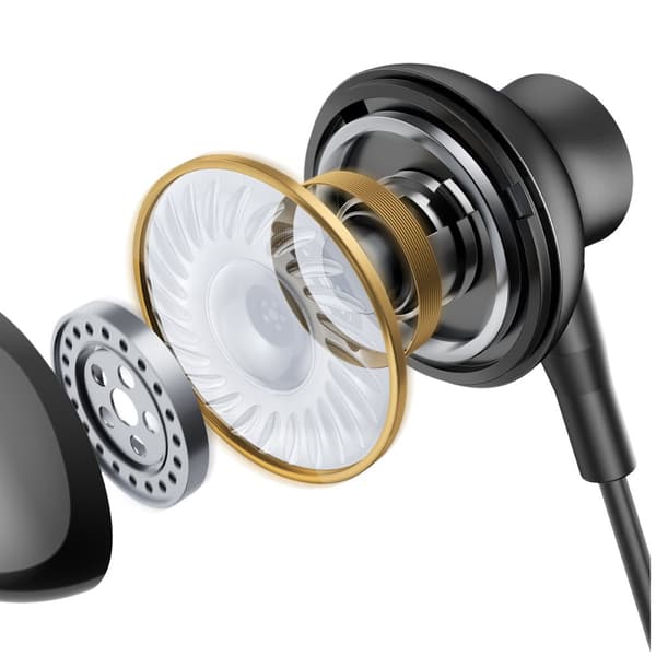 Kuulokkeet, in-ear kuulokkeet, USB-C, 1,2 m kaapeli, musta