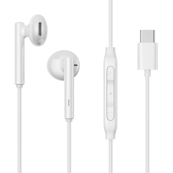 Kuulokkeet, USB-C JR-EC05 in-ear kuulokkeet, valkoinen