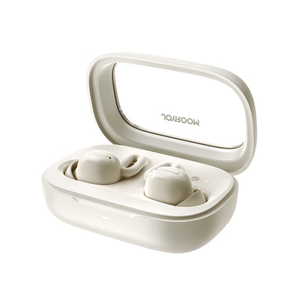 TWS Cozydots Series langattomat kuulokkeet Bluetooth 5.3 ja melunvaimennus, valkoinen