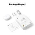 Miniatyrbillede 3 af 6: HiTune T6 trådløse hovedtelefoner med ANC funktion + USB-A - USB-C kabel, hvid