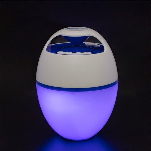 Kelluva langaton kaiutin LED-valolla Bestway Valkoinen 6 W