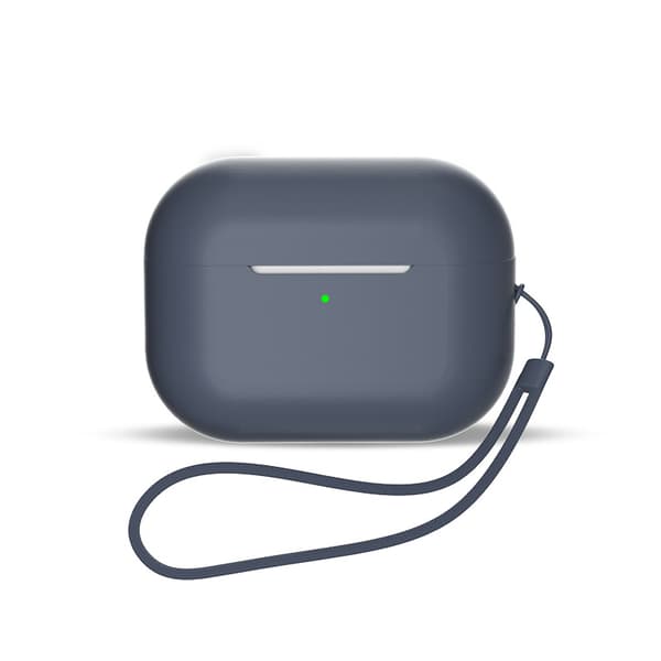 Silikonikotelo AirPods 3 -kuulokkeille + rannehihna, sininen