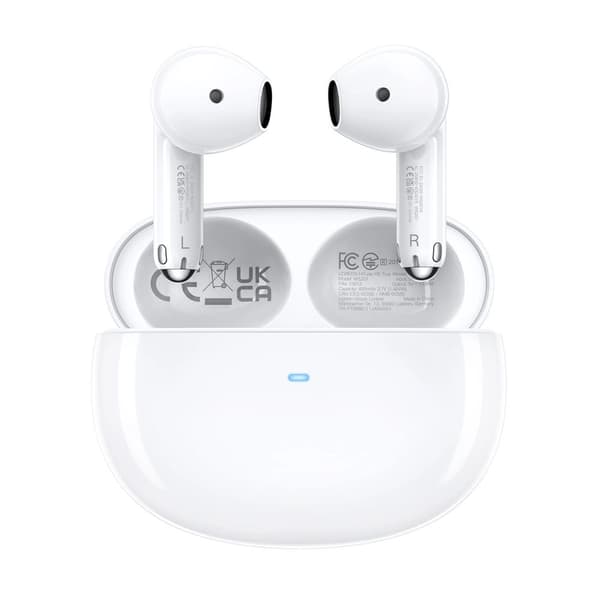 HiTune H5 TWS trådlösa Bluetooth-hörlurar: 5.3 USB-C vit