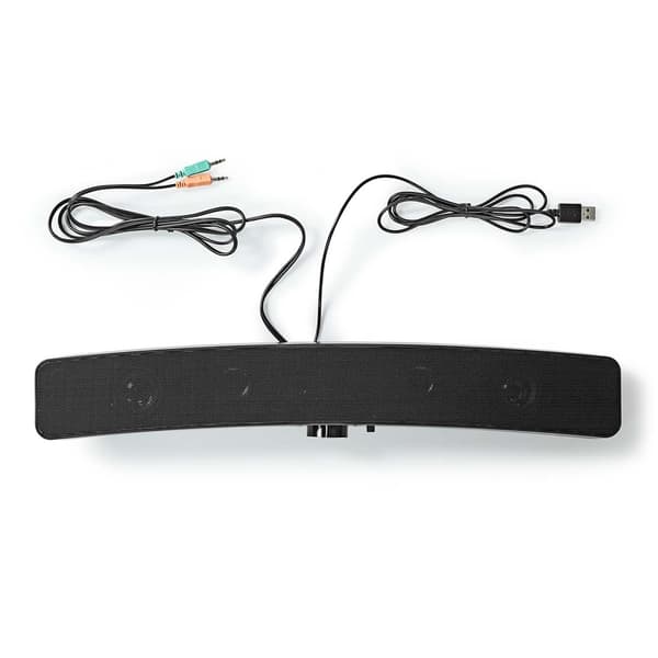 Gaminghögtalare 30W med Bluetooth och LED-belysning