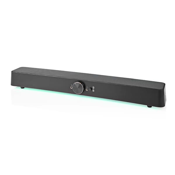 Gaminghögtalare 30W med Bluetooth och LED-belysning