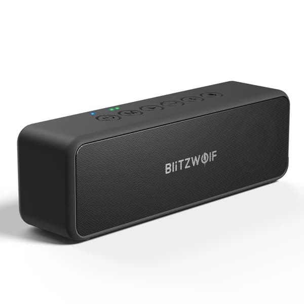 Trådløs højttaler, 30W kraftfuld output, IPX6 vandtæt,Højttaler, Sort