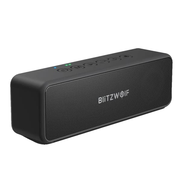 Trådløs højttaler, 30W kraftfuld output, IPX6 vandtæt,Højttaler, Sort
