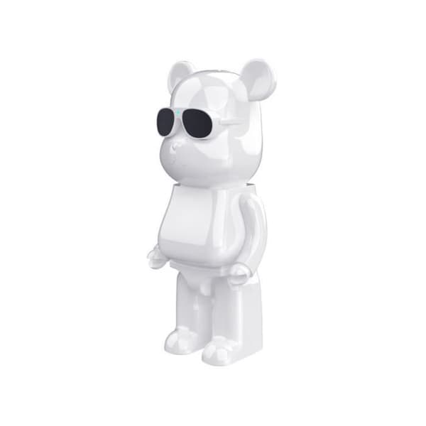Bärbar Bluetooth 5.2-högtalare Modell Ourson 3W TechKidz Vit
