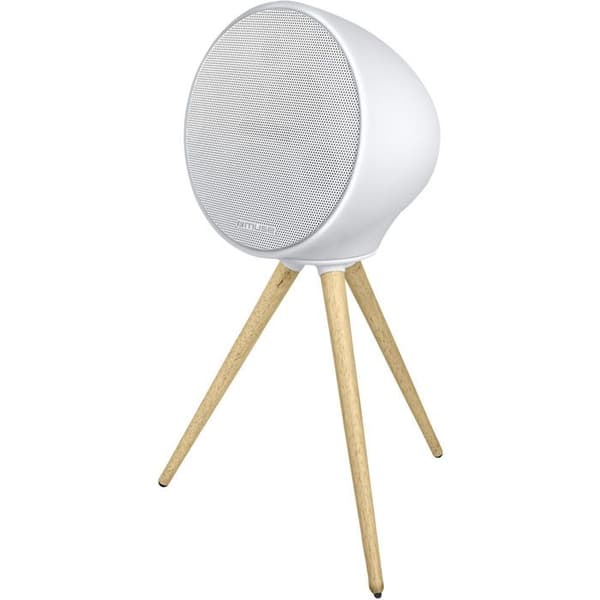 Trådlös Bärbar Bluetooth Högtalare - Muse - ML-655 BT - 100 Watt - Vit Vit, Trä