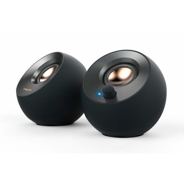 USB 2.0-högtalare - Creative - Pebble V2 - Minimalistisk design - USB-C-anslutning - 8 W RMS