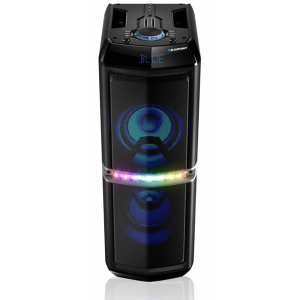 Blaupunkt partyhögtalare Trådlös Bluetooth-högtalare 2 x 30W RMS Fjärrkontroll Karaokefunktion Discobelysning