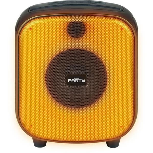 Bluetooth-högtalare - BIGBEN - Kubformat - 200W, Ljuseffekter, USB, Micro-SD, USB-C Li-on batteri