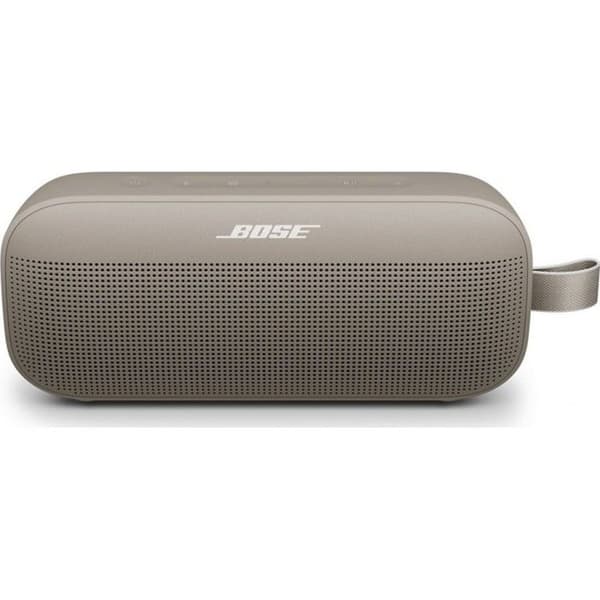 Altavoz portátil BOSE SoundLink Flex (2. Gen.) i färg arenisca erbjuder ett kraftfullt och atrevido-ljud i en kompakt storlek,