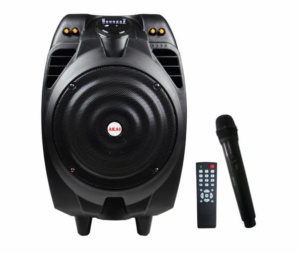 Boxa portabila Akai cu troller 50W negru Sort