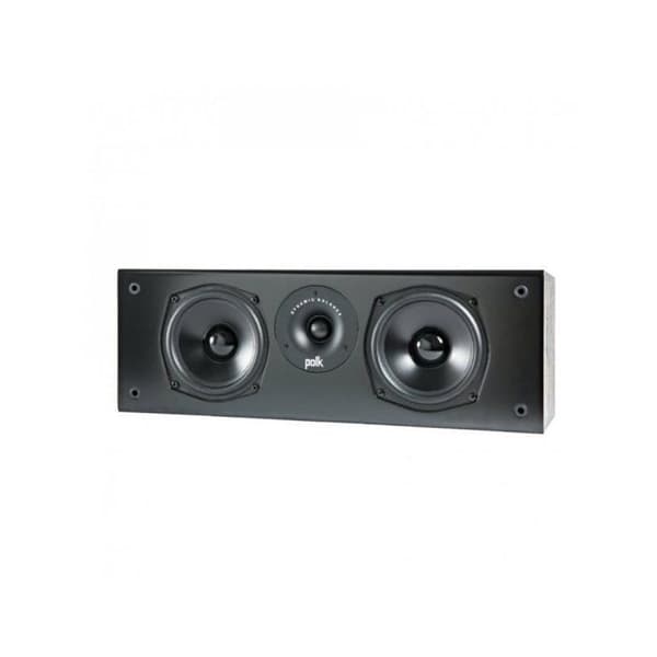 Polk Audio T30 2-vägs hemmabiocenterkanalhögtalare Svart