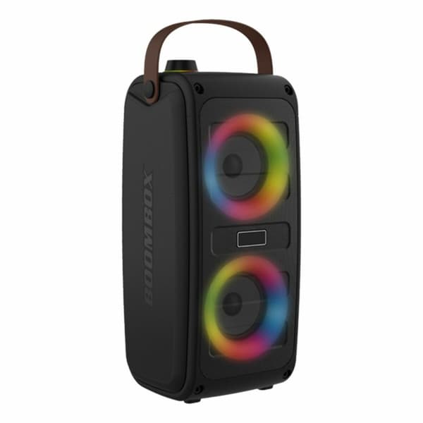 Kannettavat Bluetooth-kaiuttimet Denver Electronics Musta LED RGB