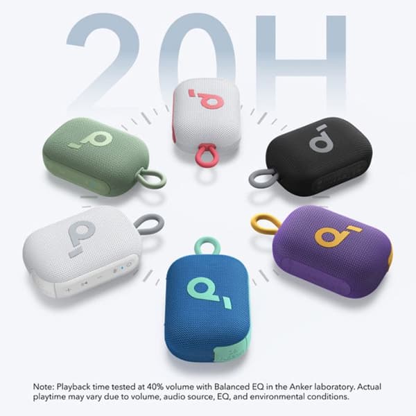 Soundcore Select 4 GB Ultra Portable Bluetooth-högtalare, 20h, IP67, Flytande, Kraftfullt 5W-ljud, Mini Portable Bluetooth-högtalare