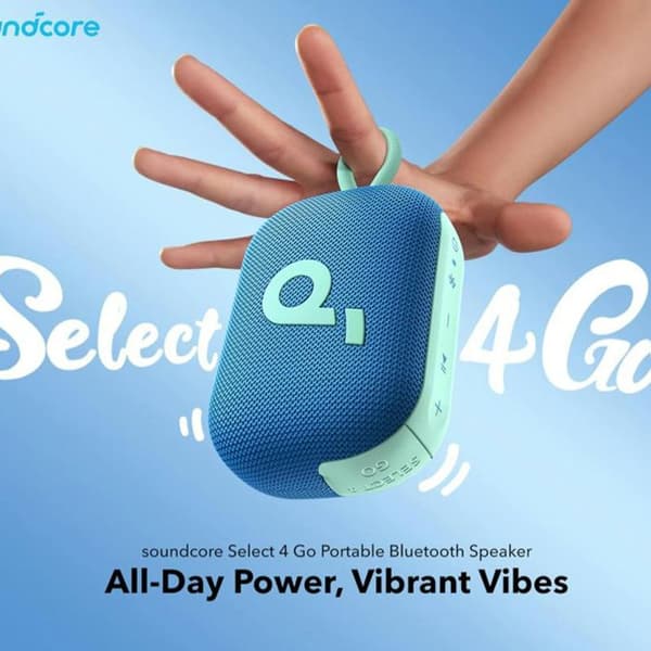 Soundcore Select 4 GB Ultra Portable Bluetooth-högtalare, 20h, IP67, Flytande, Kraftfullt 5W-ljud, Mini Portable Bluetooth-högtalare