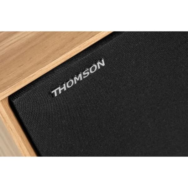 Trähögtalare - THOMSON - WS502 - Bluetooth 5.0, 100W, RCA, USB, AUX-IN