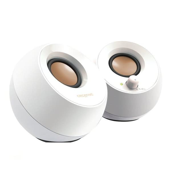 Creative Pebble PC-högtalare - 4,4 Watt - Vit