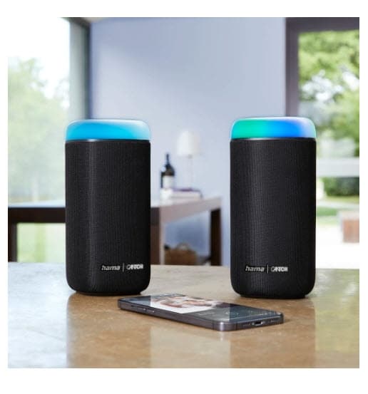 Hama Bluetooth® Speaker Glow Pro Vandtæt IPX4 5 lystilstande 30W Sort