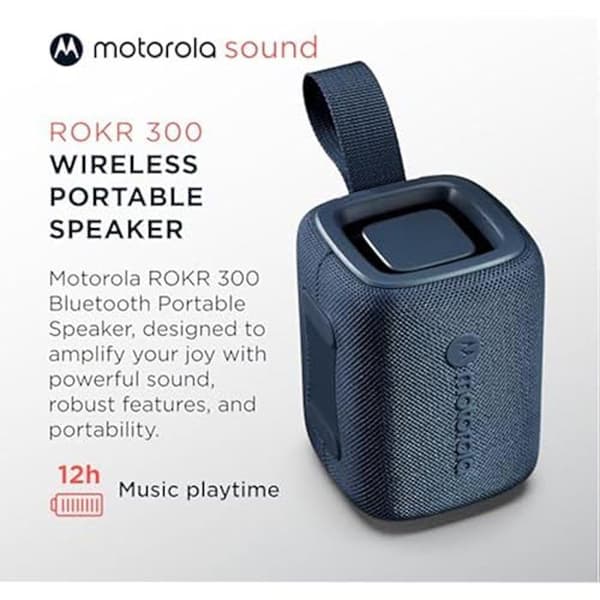 Bluetooth-högtalare - MOTOROLA - ROKR 300 - 7W - IP67 - 12h batteritid