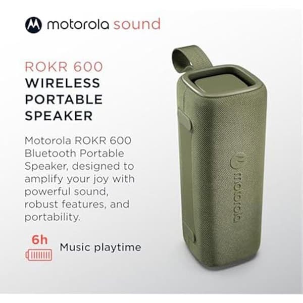 Trådlös Bluetooth-högtalare - MOTOROLA - ROKR 600 - 30 W - IP67 - Sändningsfunktion