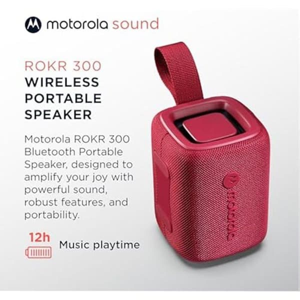 Bluetooth-högtalare - MOTOROLA - ROKR 300 - 7W - IP67 - 12h batteritid