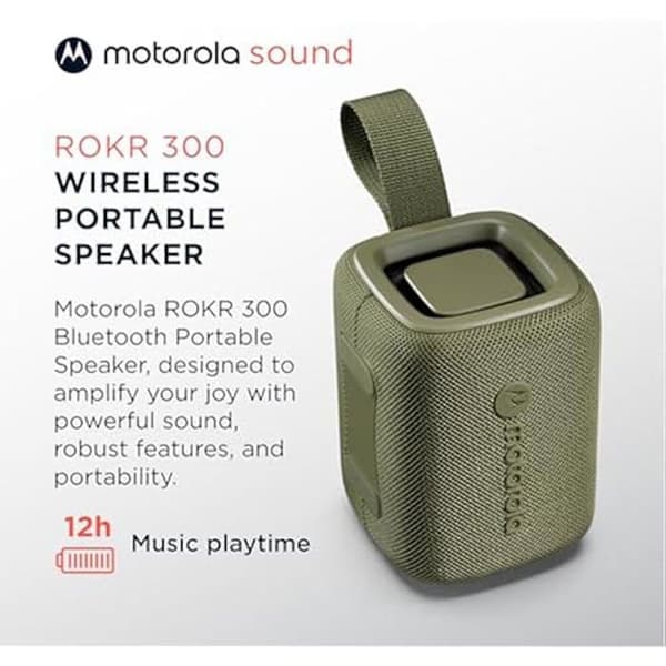 Bluetooth-högtalare - MOTOROLA - ROKR 300 - 7W - IP67 - 12h batteritid