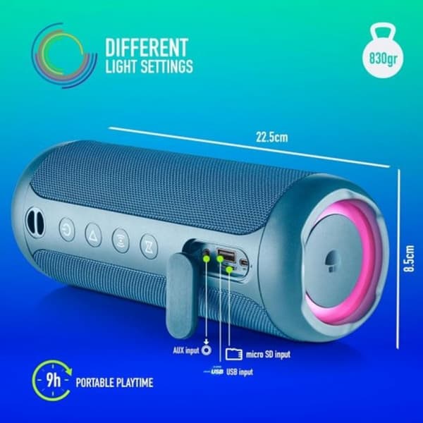 Bærbare Bluetooth-højttalere NGS ROLLERFURIA3BLUE Blå 60 W