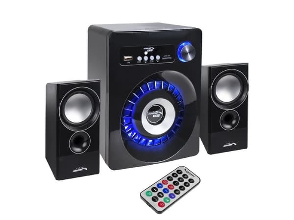 Audiocore AC910 højttalersæt 10 W PC / Laptop Sort Bluetooth