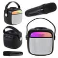 Miniatyrbild 2 av 9: Adler AD 1199 svart karaokehögtalare med mikrofon - SD/USB/AUX/Bluetooth