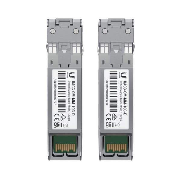 Wkładka SFP+ Ubiquiti 10 Gbps Multi-Mode optisk modul 2-pak