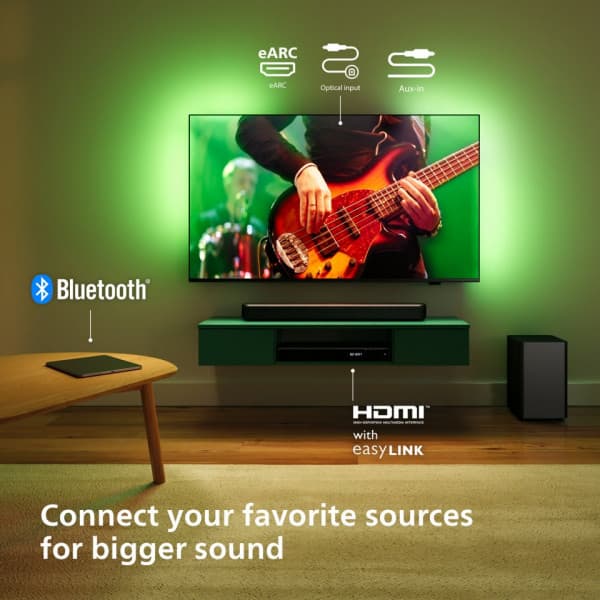 Philips TAB5309 2.1 Soundbar lydsystem