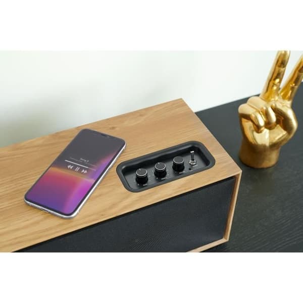 Bluetooth-högtalare - THOMSON - WS702 - 150W - Trä - RCA, USB, AUX-IN, TV-ljud