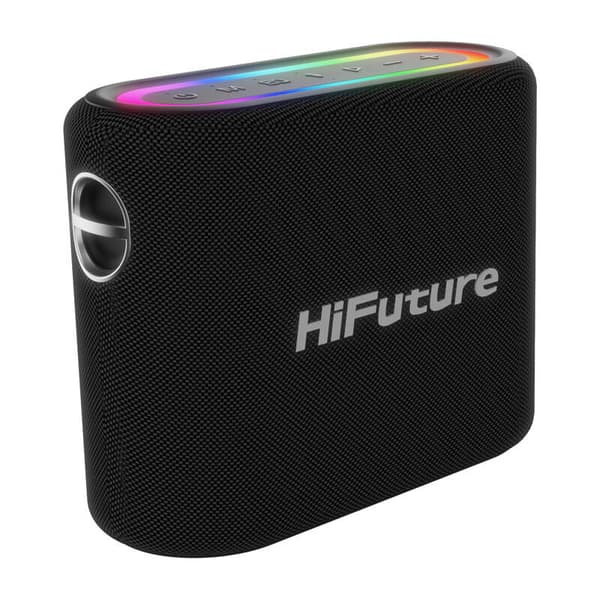 HiFuture Vocalist 200 Bluetooth-høyttaler + 2 mikrofoner (svart)